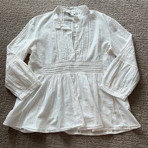 vineyard Vines xxs white blouse tunic oversized